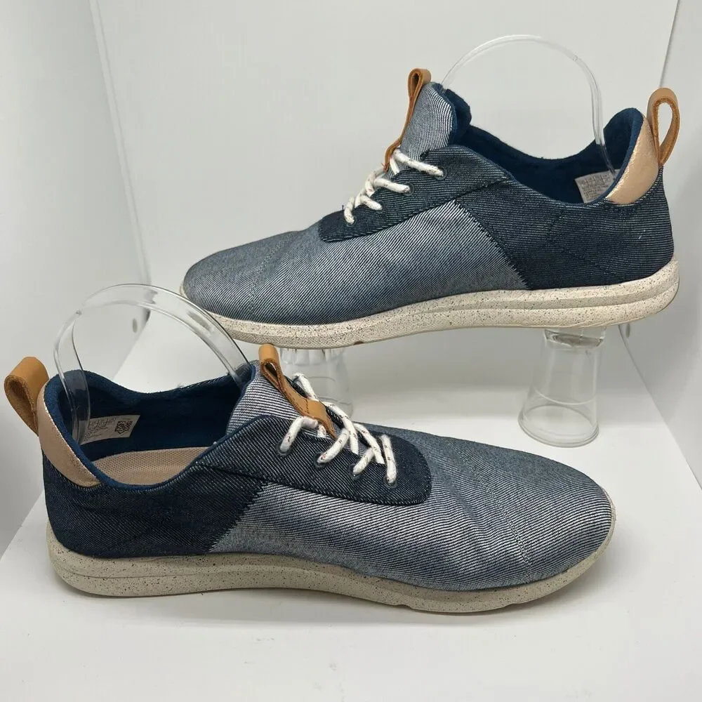 Toms Cabrillo Women Blue Lace Up Lifestyle Sneakers Shoe Lace Up Size 11 - Picture 2 of 11